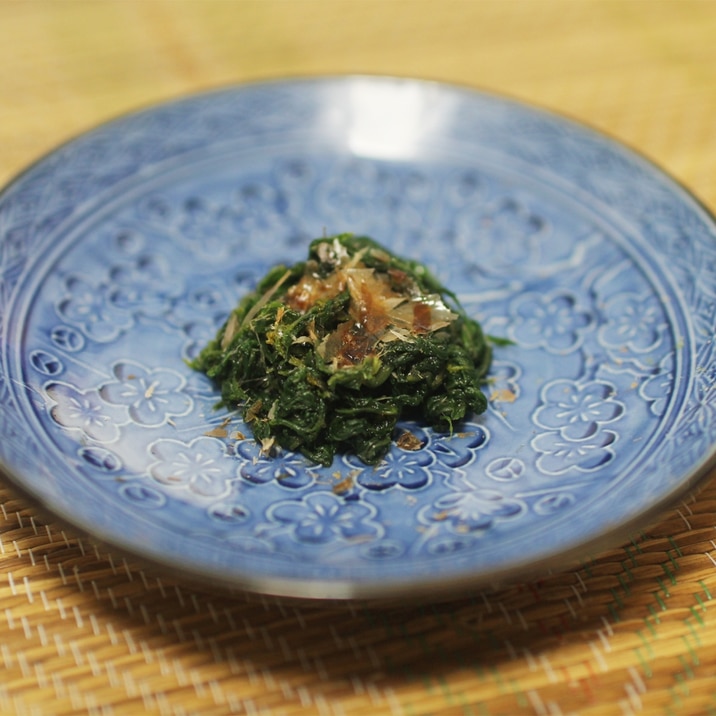葉っぱも立派な食材に!「ゴーヤの葉のおひたし」